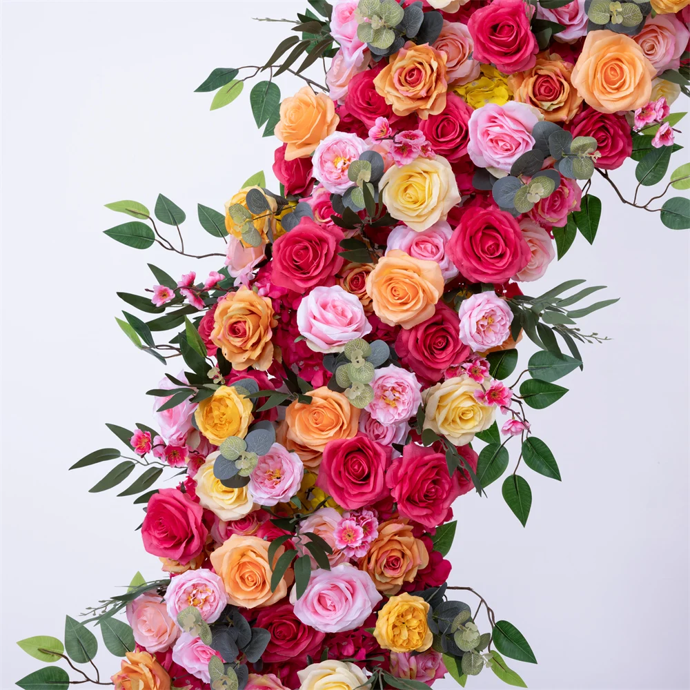 Украшение для свадебной вечеринки цветные розы на заказ цветочный шар круг