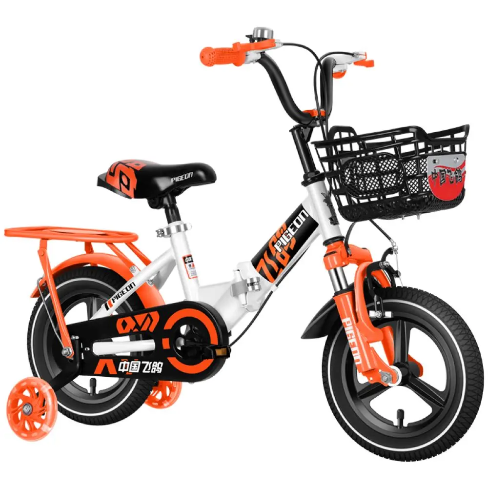 

12-дюймовый детский велосипед из высокоуглеродистой стали с противоударным педальным велосипедом