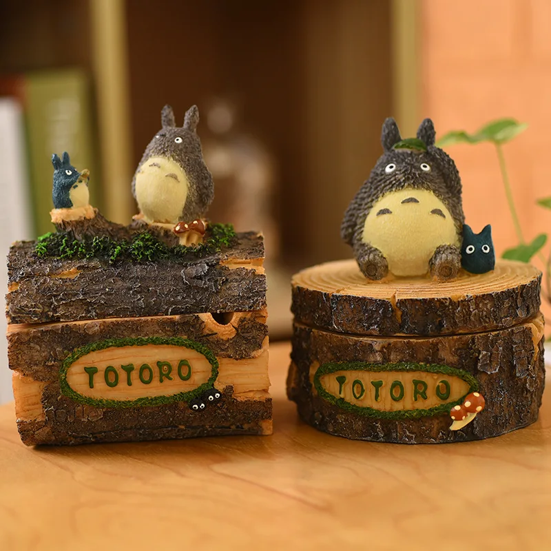 

Totoro Resin Crafts Cute Doll Ashtray Ornament Japanese Resin Crafts Desk Home Living Room Anime Ashtray Home Decoration