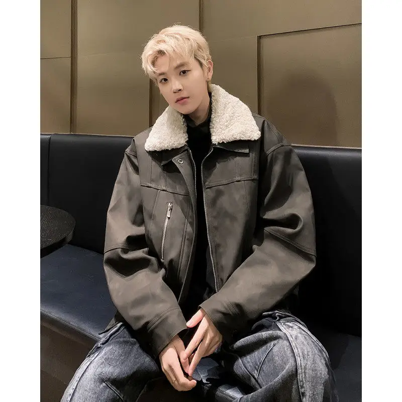 Флисовая летная куртка Maillard Berber мужская на хлопковой подкладке осень-зима 2024