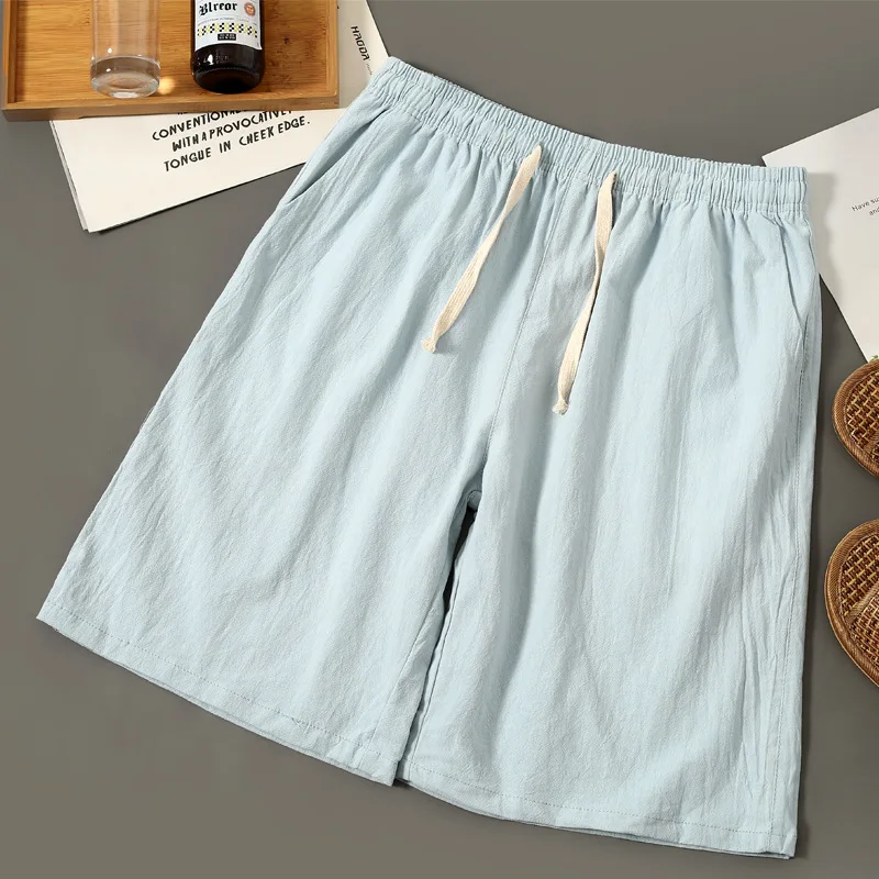 Шорты BOLUBAO мужские однотонные модные пляжные с кулиской повседневные Прямые