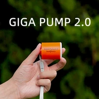 giga pump 2 0 mini air pump with lamp for swimming ring mattress mat portable mini electric inflator vacuum camping outdoor tool