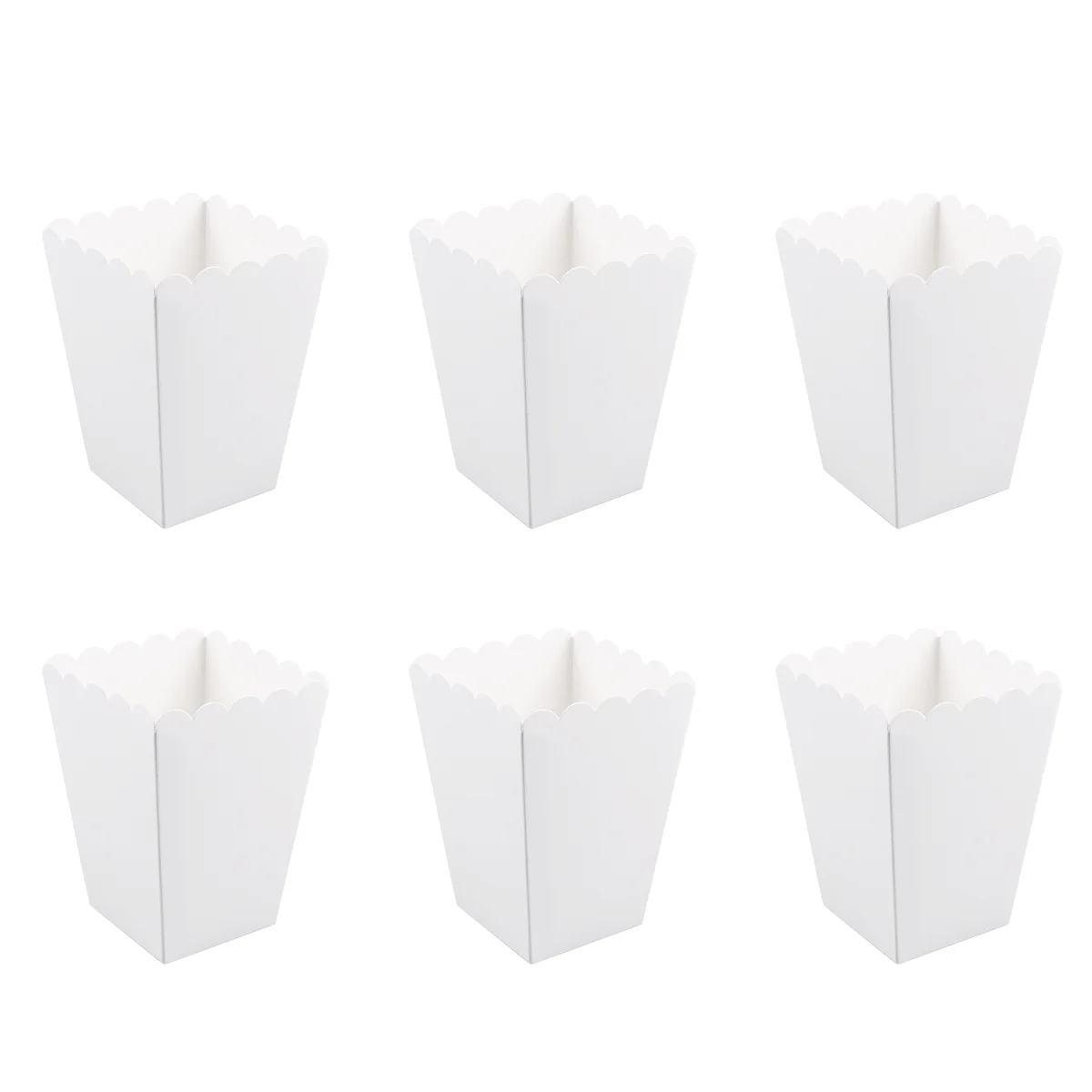 

Paper Candy Cartons Popcorn Box Party Supplies White Popcorn Boxes Pop Corn Snacks Food Tub Wedding Kids Birthday Supplies