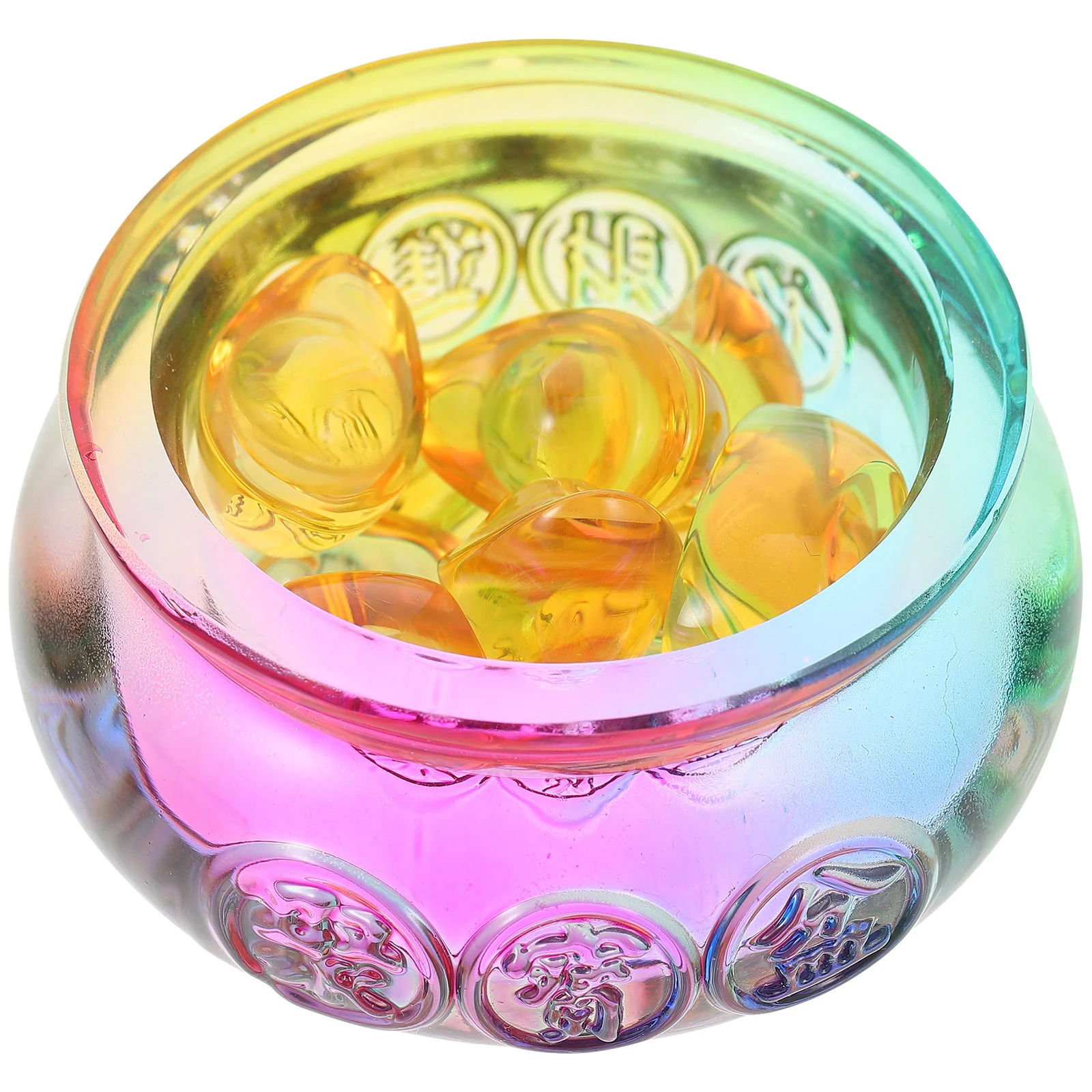 

Decor Desktop Ingot Wealth Basin Delicate Ingot Decor Basin for Desk Office Table Home