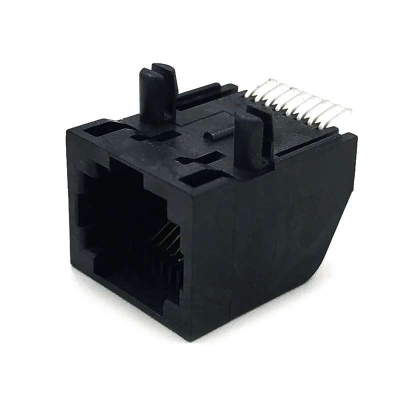 12 шт. разъем RJ45 SMT прямоугольный гнездо 8P8C модульная вилка 5722 коммуникационная