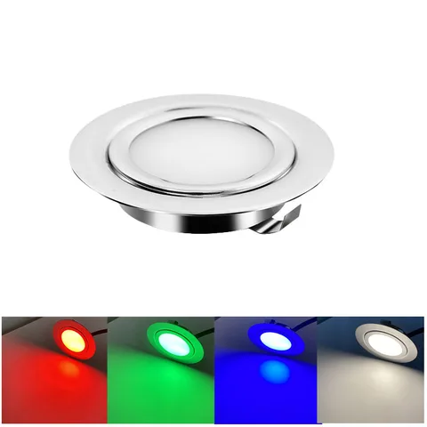 Ohlite RGBW LED светильник 12В из нержавеющей стали 3Вт