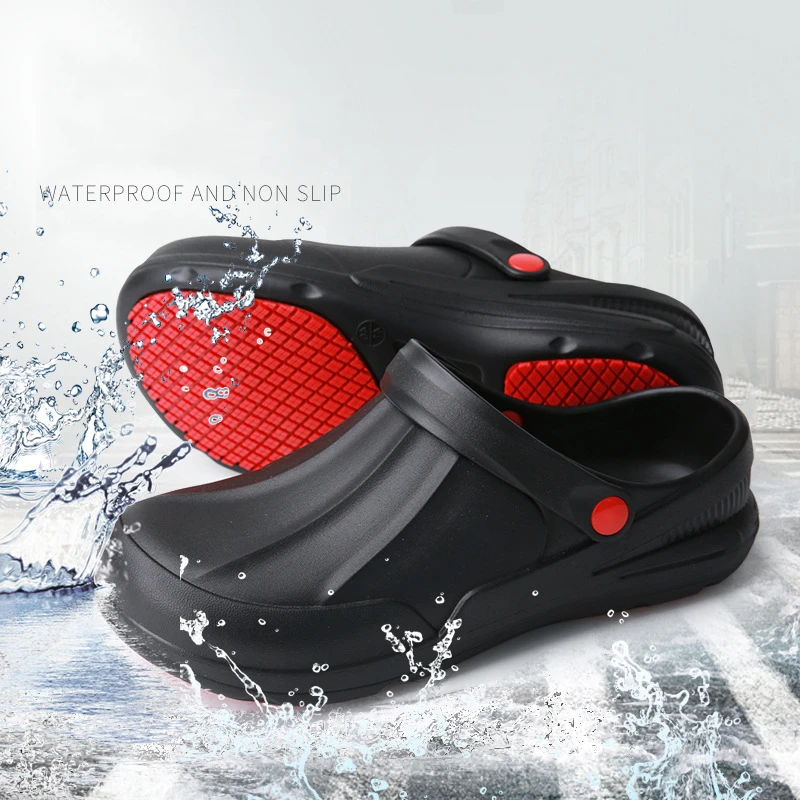 Обувь для шеф-повара нескользящая водонепроницаемая маслостойкая легкая