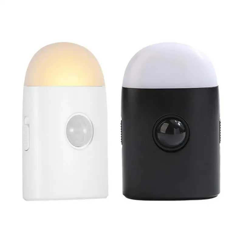 

PIR Motion Sensor Wireless LED Night Light USB Rechargeable Closet Kitchen Cabinet Corridor Stair Night Lamp