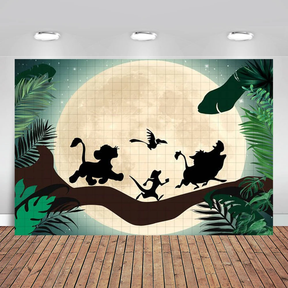 Студийный фон для фотосъемки детей с изображением леса