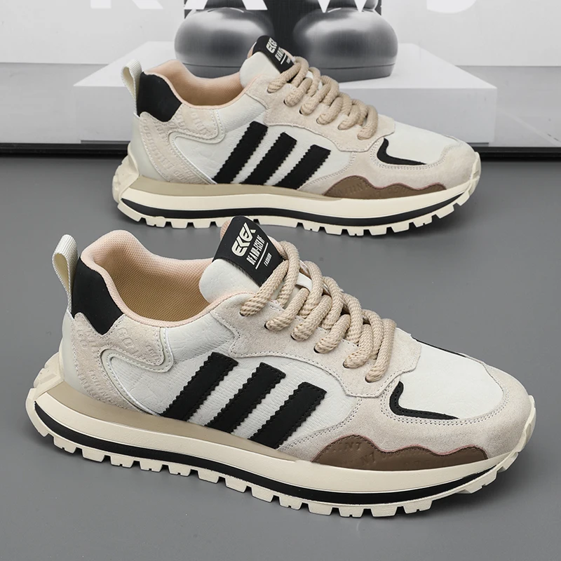 Мужская обувь Ozhouzhan осень 2023 новые модные брендовые высококачественные