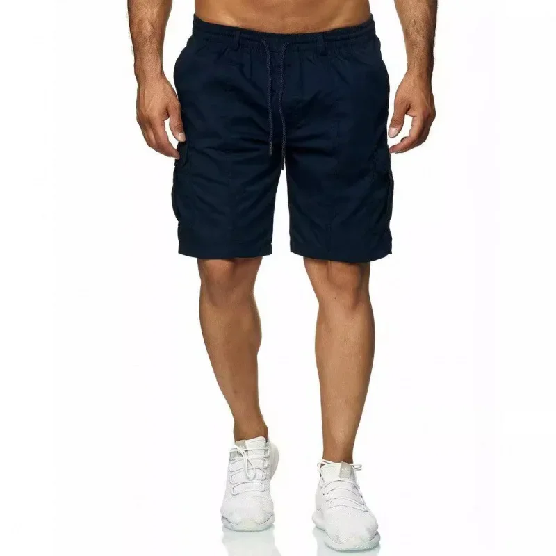 Мужские свободные летние шорты для спецодежды брюки-карго повседневные брюки с