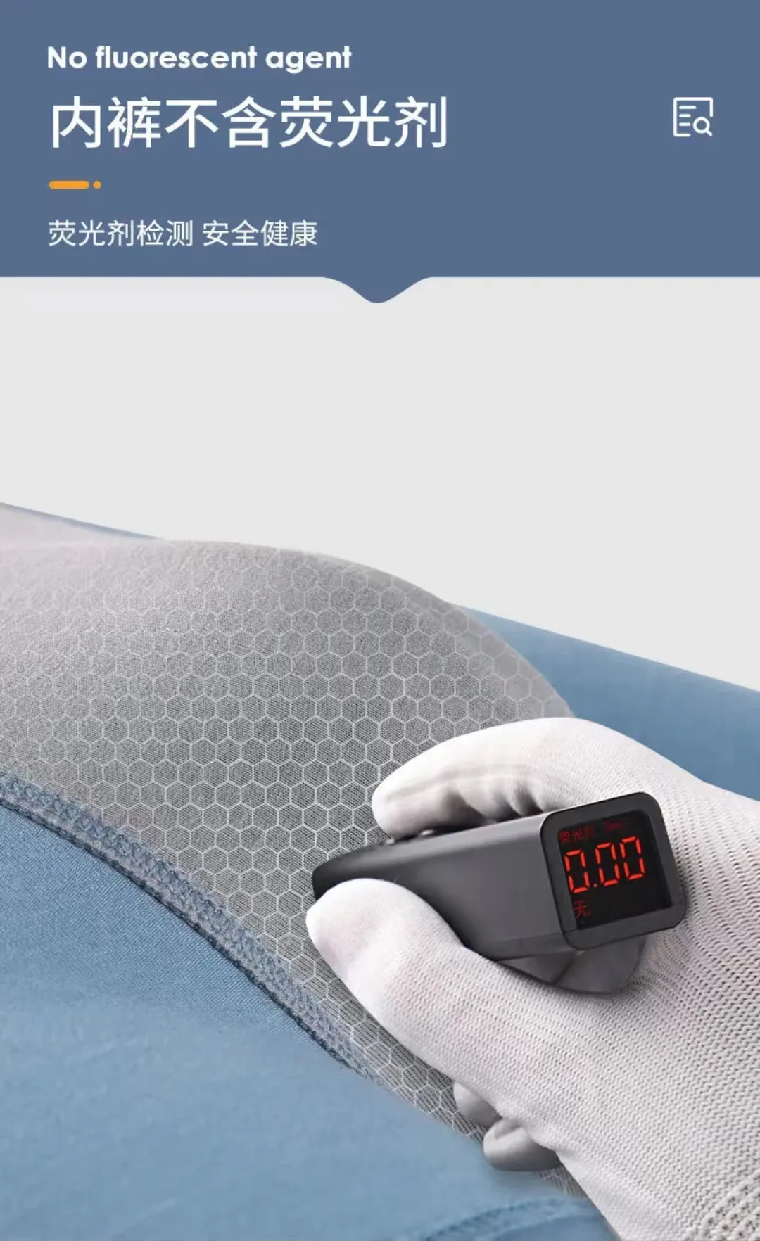 4 pieces combined in stock large size fashion youth boxer breathable mid-waist underwear