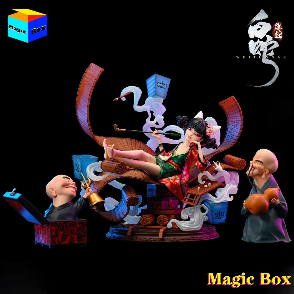 

Сказочная студия 1/6 белая змея Baoqingfangzhu маленькая лисица с двумя монстрами фигурка модель 24 см статуя GK полный комплект куклы игрушки