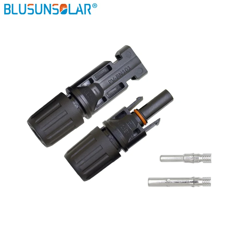

Blusunsolar 50 Pairs DC 1000V Solar Connectors IP67 Male And Female Solar UV Resistant Use For 2.5mm 4.0mm 6.0mm PV Cable