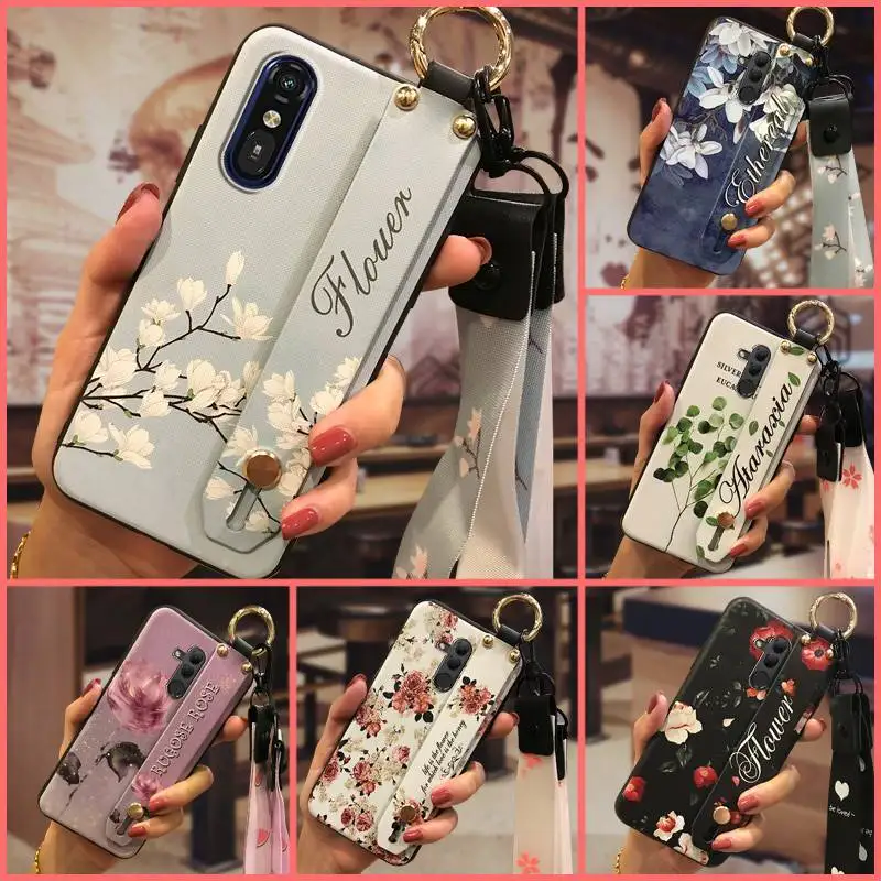 Водонепроницаемый чехол для телефона со шнурком Fujitsu A401FC/RakuRaku A401FC/MR01 задняя