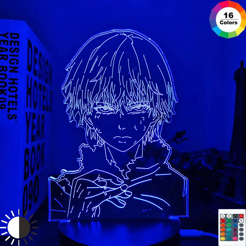 

Tokyo Ghoul Ken Kaneki 3d Lamp for Bedroom Decor Nightlight Cool Birthday Gift Acrylic Led Night Light Anime Tokyo Ghoul