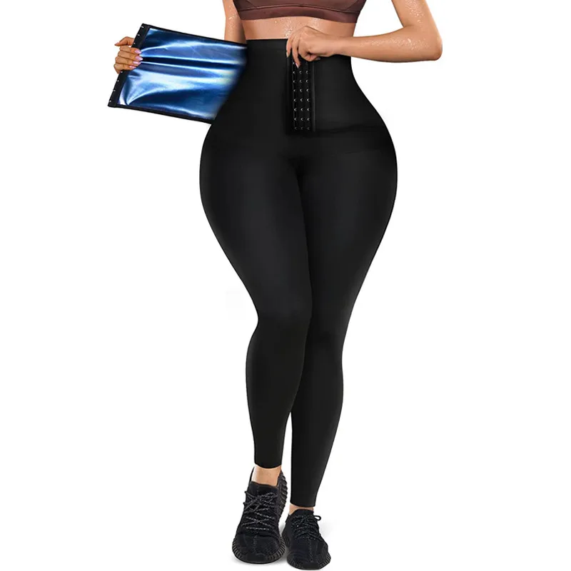 

Women's Leggings Compression WaistTrainer Thermo Body Shapers Fitness Shapewear High Waist Sauna Sweat Pants Slimming Sweatpants