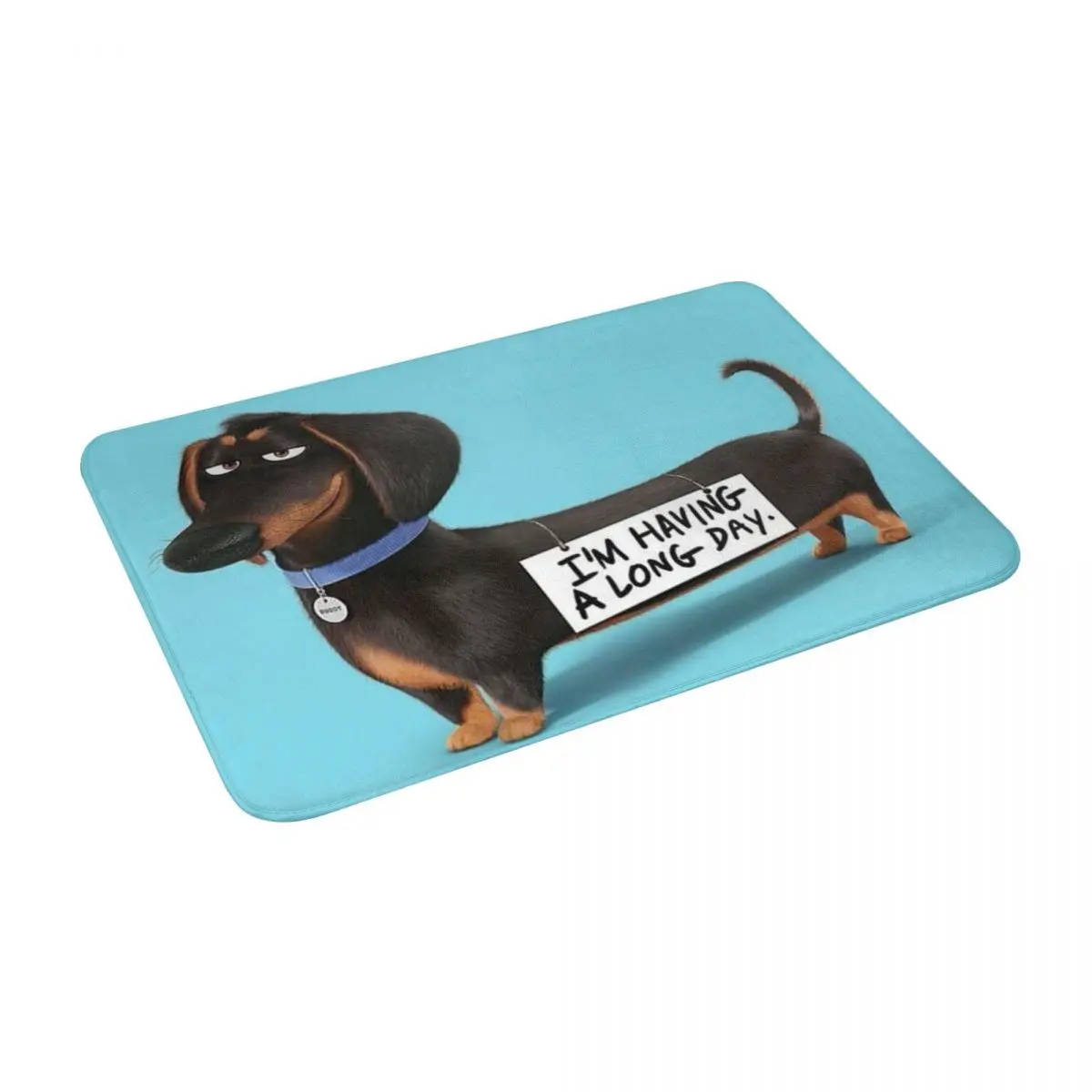 

Dachshund Dog Funny Pupy Bath Door Floor Mat Non-slip Rug Carpet Entrance Living Room Home Kitchen Sand Scraping Dust Velvet