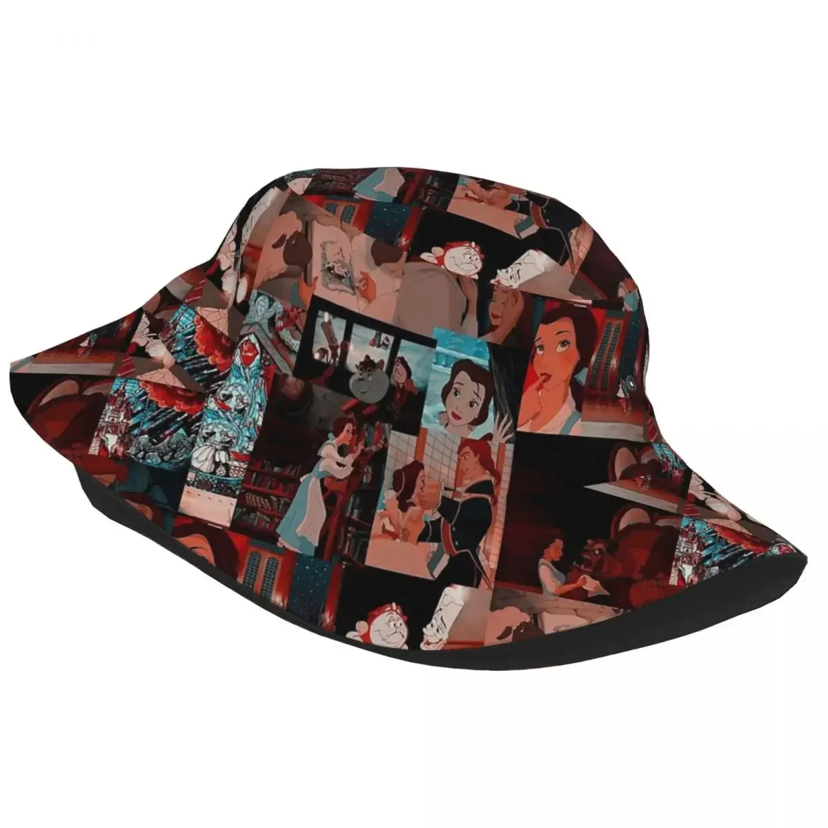 Головной убор для отдыха с коллажем Красавица и чудовище Панамы унисекс