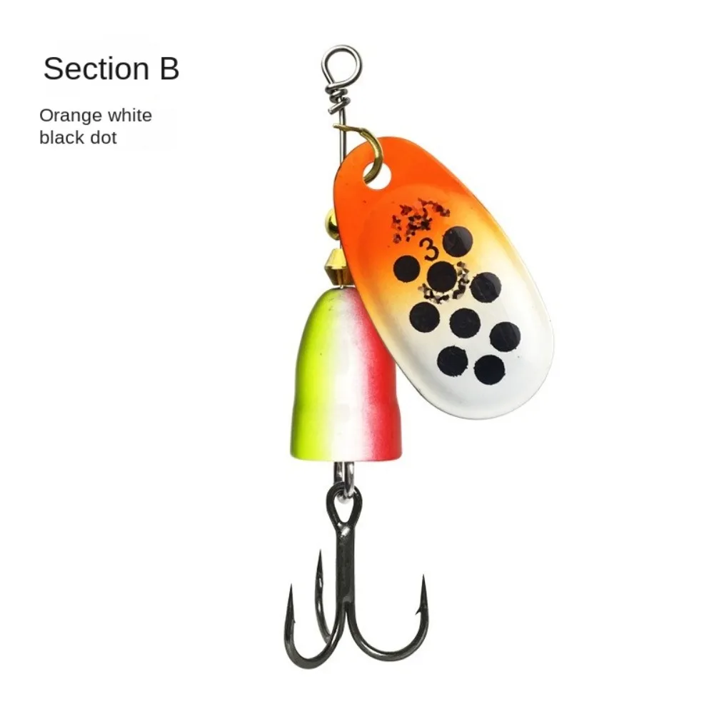 5 шт. 2024 Ложка с блестками Металлический воблер Рыболовная приманка Одинарный