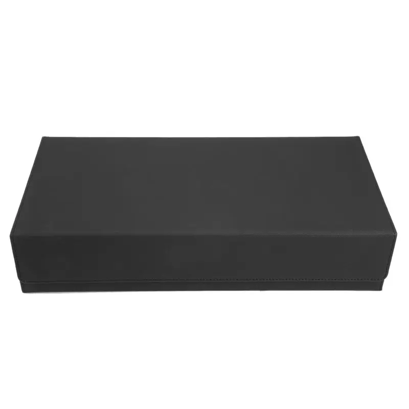 Коробка для карт Super Hive 550+ Monocolor, кожаный футляр для карт, для настольных игр, для MTG, для коллекционных карточных игр TCG, черный, очень рекомендуется (art.: 3920dad2db618) - 3920dad2db618