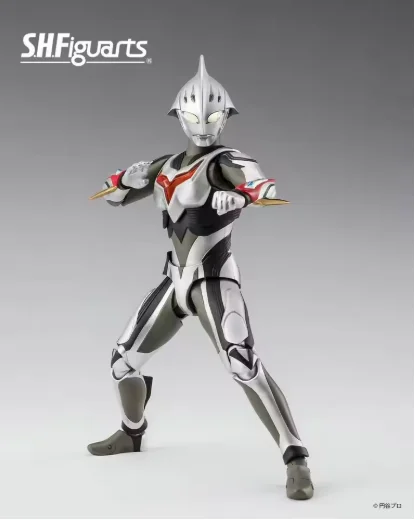 Фото Оригинальная фигурка Bandai S.H.Figuarts Ultraman Nexus Anphans с высокой степенью артикуляции, коллекционная модель аниме для детей, взрослых и фанатов №4