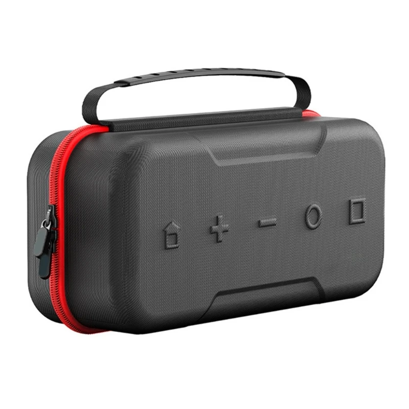 

Portable Storage Solution for Gamers Shock-absorbing Scratch-resistant EVA Organiser Bag for Switches OLED Console U4LD