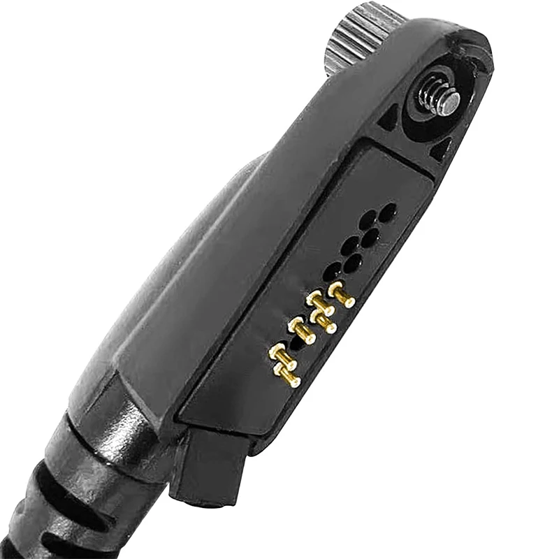 PTT Adapter Cable for Retevis RT29 RT87 RT48 RT47V RT82 RT83 Ailunce HD1 Motorola GP328Plus TELO E980 M6 Walkie Talkie Connector