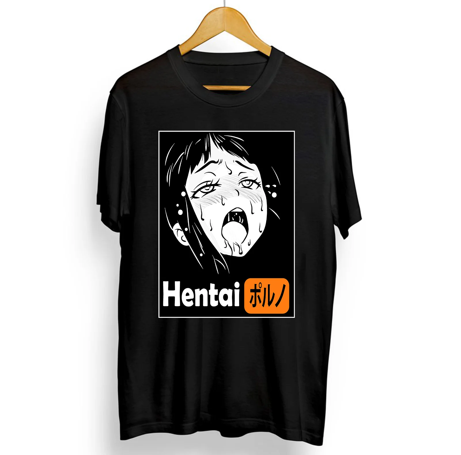 

Ecchi Senpai Anime Girl Hentai LEWD Ahegao Waifu Harajuku shirt size S to 3XL