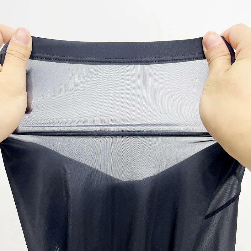 CMENIN 3Pcs Sexy Transparent Men Underwear Ultra-thin Seamless Ice Silk Men's Panties Sissy Man Underpants Breathable Boxers