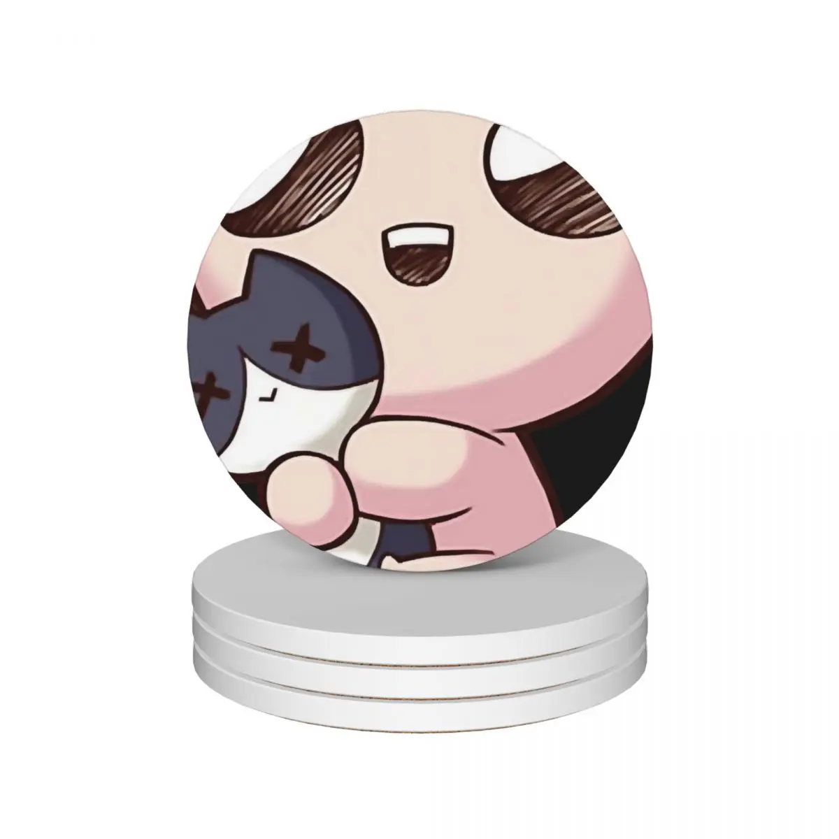 Классические керамические подставки для футболок Issac - (набор из 4 шт.) милый набор