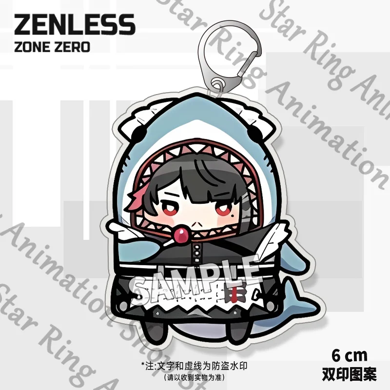 Фото Zenless Zone Zero Ellen Joe Зажигалка Yumina Yua Аниме Акриловая сумка Подвеска Брелок Брелок Косплей Мультфильм Подарок Украсить №1