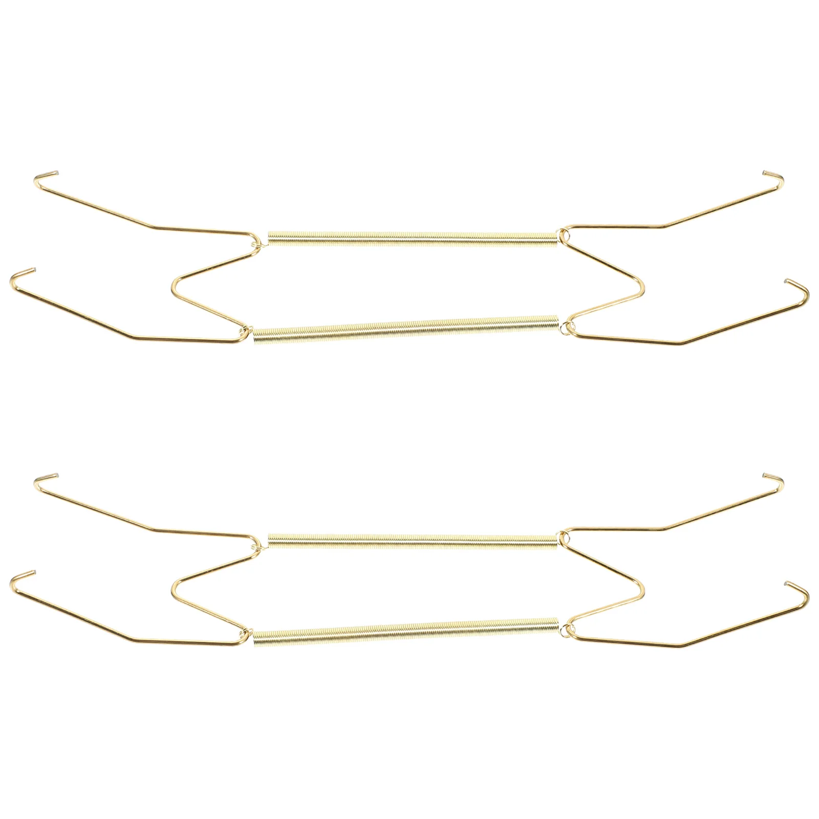 

2 Pcs Heavy Duty Hanger Wall Hangers Plate The Spring Display 16 Inch Copper Alloy Large