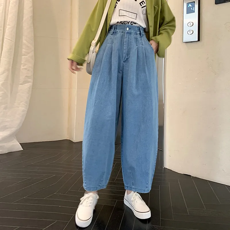 Женские повседневные джинсы-бойфренды Новое поступление 2024 осенняя винтажная