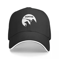hunter with dog funny printed trucker cap snapback hat for men baseball mens hats caps for logo