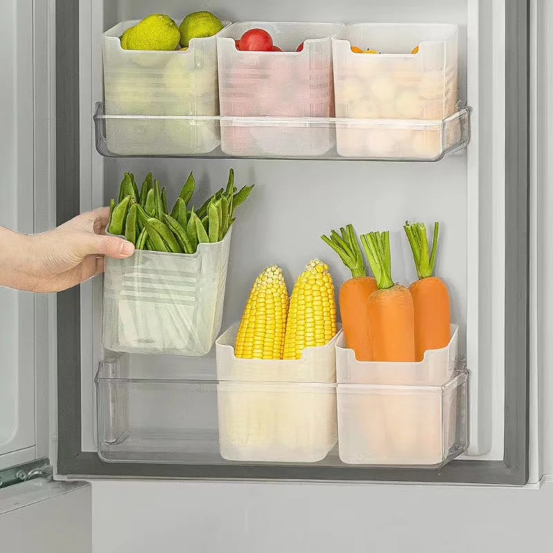 Контейнер для хранения, кухонный Органайзер, пластиковый контейнер для хранения продуктов, кухонные контейнеры, контейнер для овощей