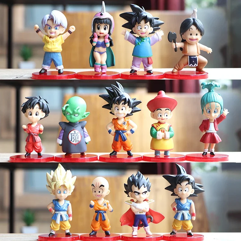 

21 models Genuine Dragon Ball Super Saiyan cute Son Goku Dragon Great Ape Vegeta BardockAnime Action Figure Gifts for Collector