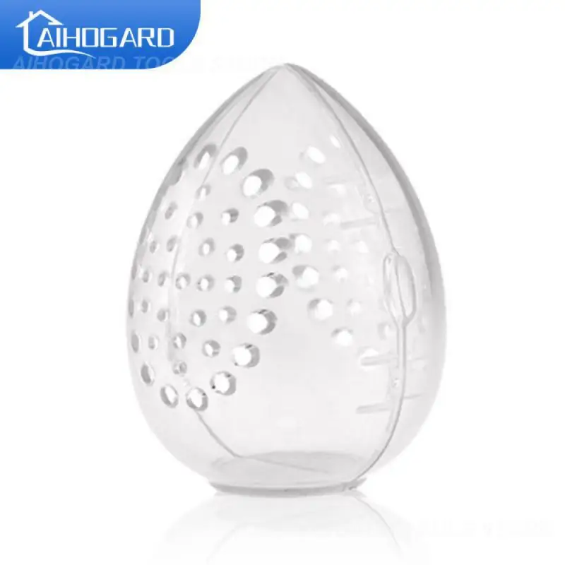 

Puff Shell High-quality Materials Reusable And Durable Puff Drying Box Transparent Transparent Eggshell Cosmetic Egg Storage Box