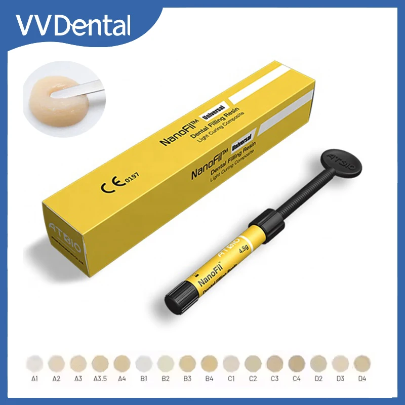 Универсальная светоотверждаемая смола VVDental для восстановления полостей шприц