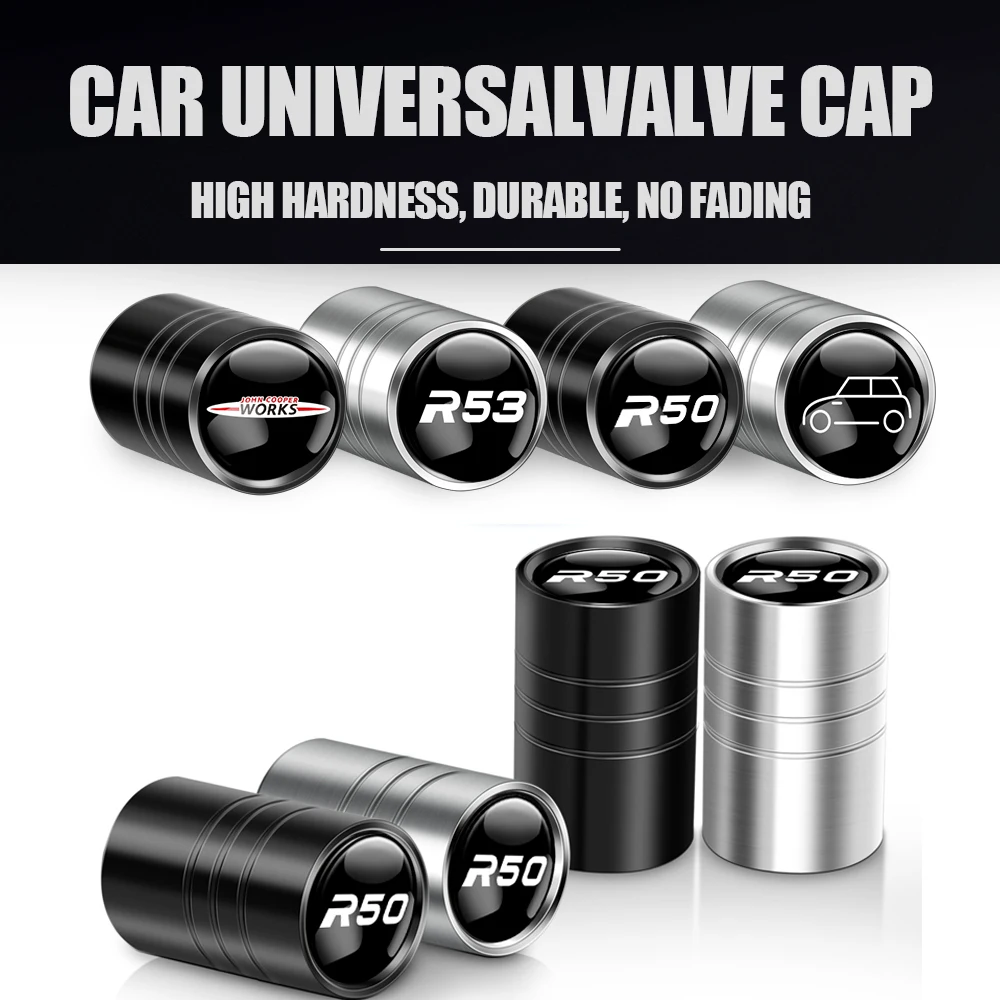 

Car Styling Wheel Tire Valve Caps Cover Dust-proof Accessories for Mini Cooper One S R50 R53 R56 R60 F55 F56 R57 R58 R59