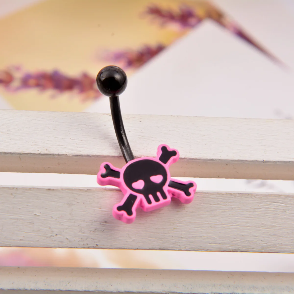 Кольцо для пирсинга живота из хирургической стали