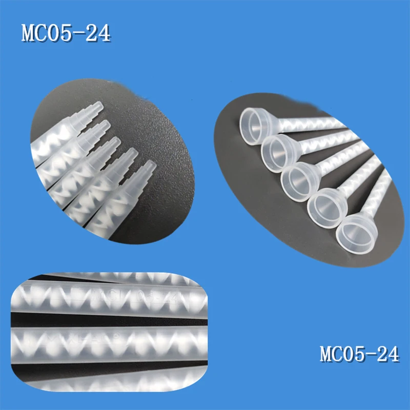 Пластиковый полимерный статический миксер PMF/FMC6-24 колокольчик с резьбой 24