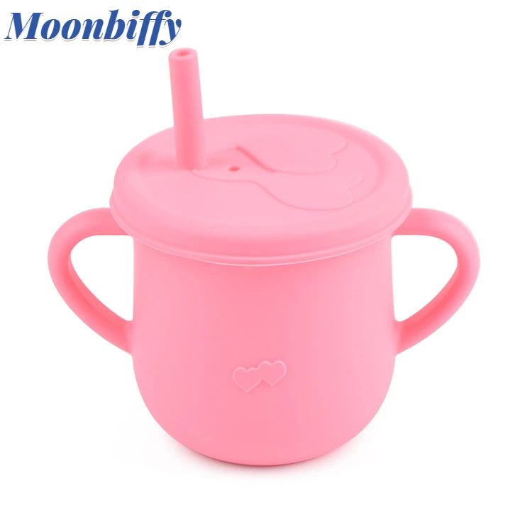 

Baby Feeding Drinkware Straw Cup Baby Learning Feeding Bottles Anti-Hot Leakproof Tableware Toddler Water Bottle Sippy Cups