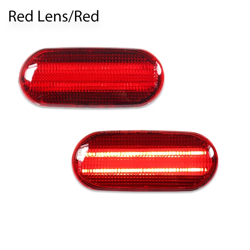 

Красный/белый светодиодный задний бампер автомобиля, боковые габаритные огни для вождения/парковки для Volkswagen Beetle 1998, 1999, 2000, 2001, 2002, 2003, 2004, 2005,