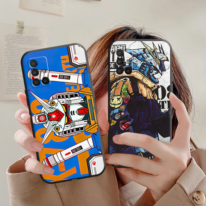 

Japan Anime Gundam Phone Cases For Samsung A51 5G A72 A52 A71 5G A32 5G Luxury Ultra Unisex TPU Carcasa Coque Smartphone