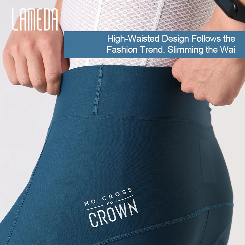 Длинные брюки для велоспорта Lameda мужские с высокой талией на весну и осень