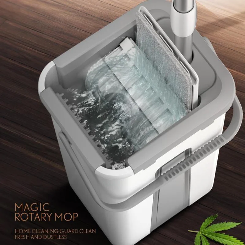 

Mop magic Floor Squeeze squeeze mop with bucket flat bucket rotating mop for wash floor house home cleaning cleaner easy 2020new