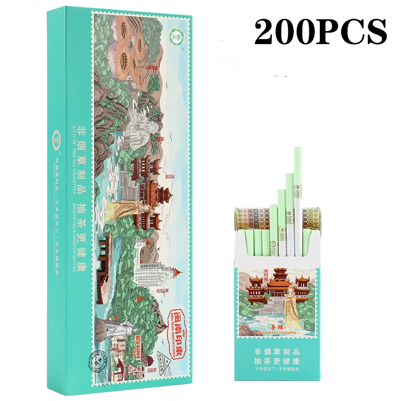 

Hot Selling Tea Smoke Fruit Mixed Flavor Men and Women Health Cigarettes Do Not Contain Nicotine No Tobacco