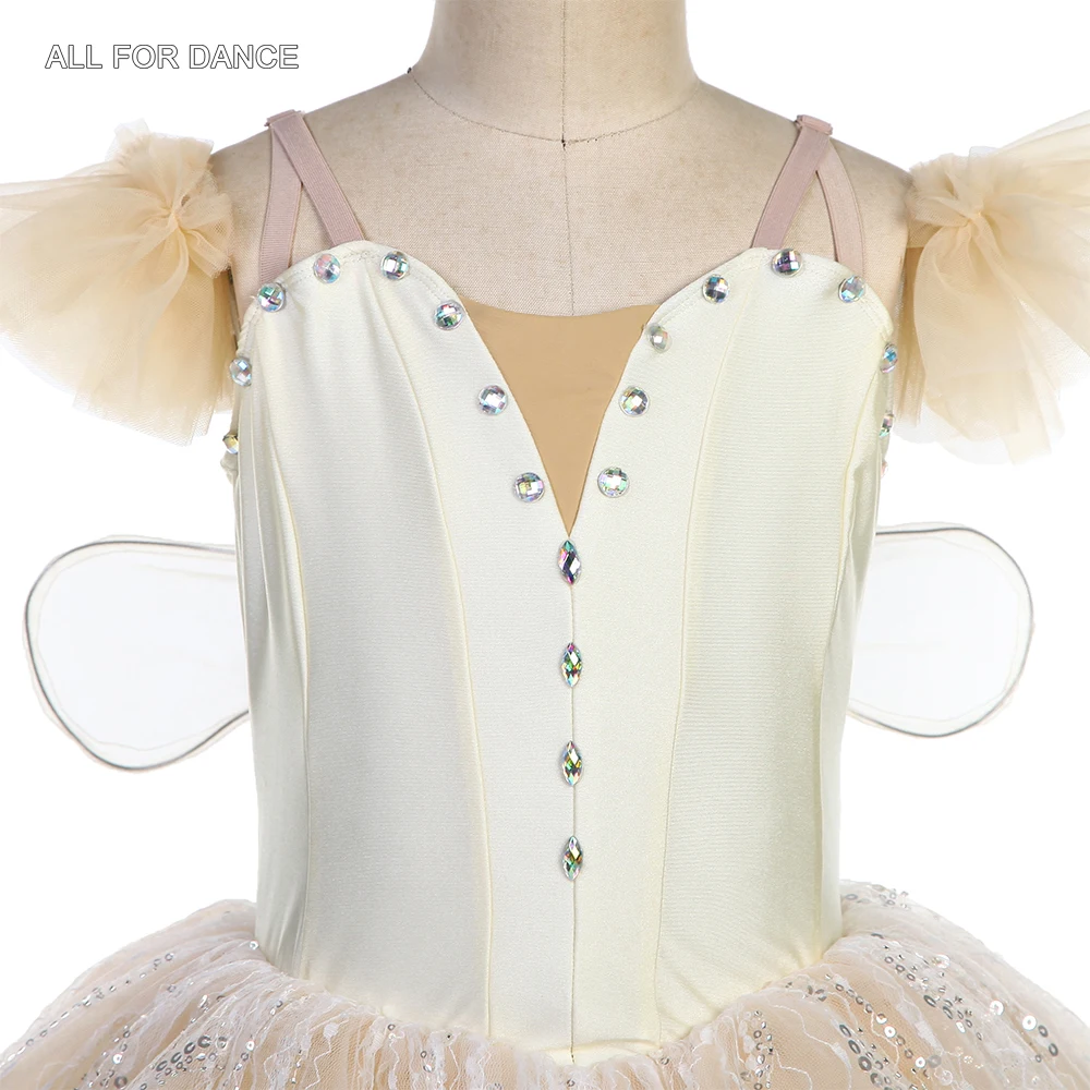 22130 романтические юбки-пачки для детей и взрослых лиф из спандекса цвета слоновой