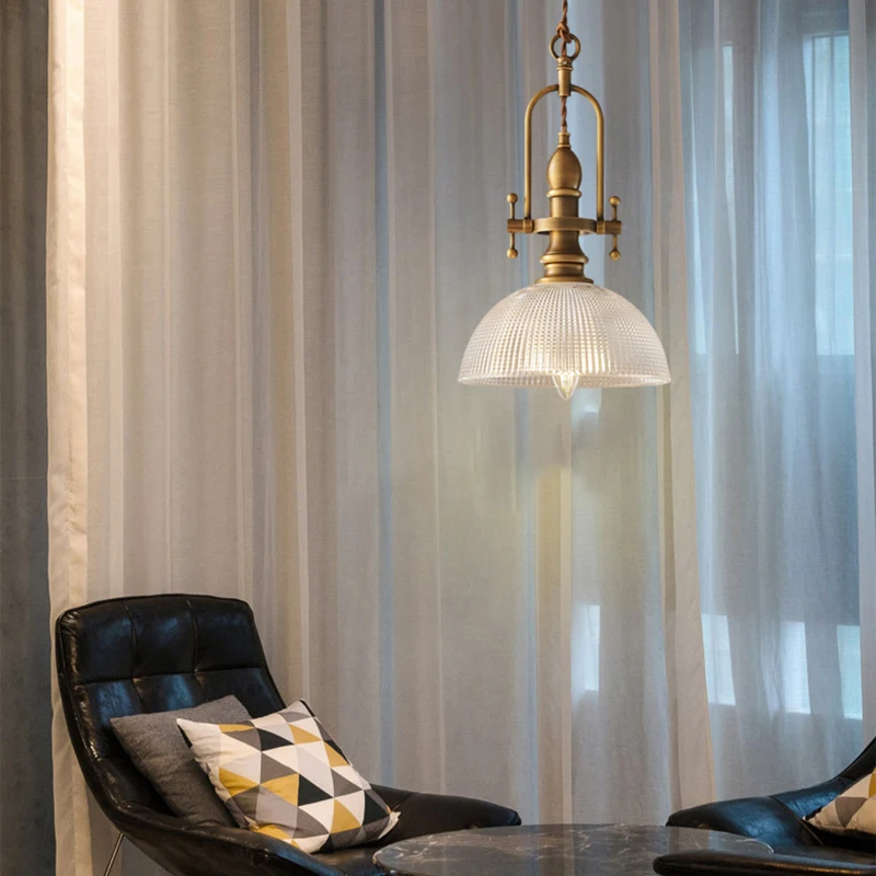 Креативная люстра из прозрачного стекла латунь золото гостиная столовая спальня